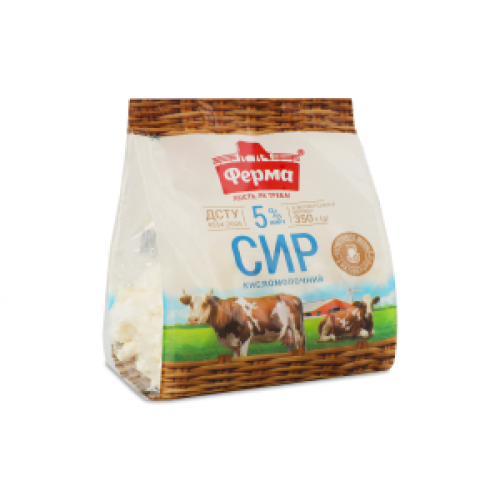 ТВОРОГ 5% "ФЕРМА" 350Г